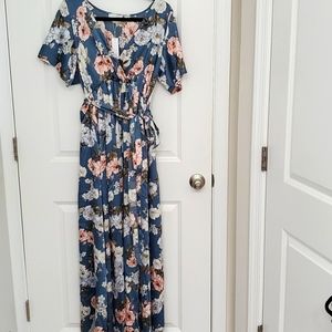 Baltic Born Blue Floral Dress